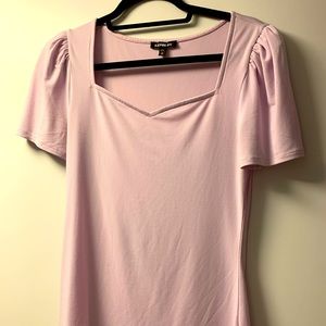 Lilac short sleeve top